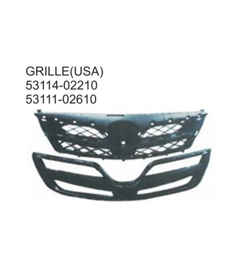 Toyota Corolla Middle East 2010 USA Type Grille