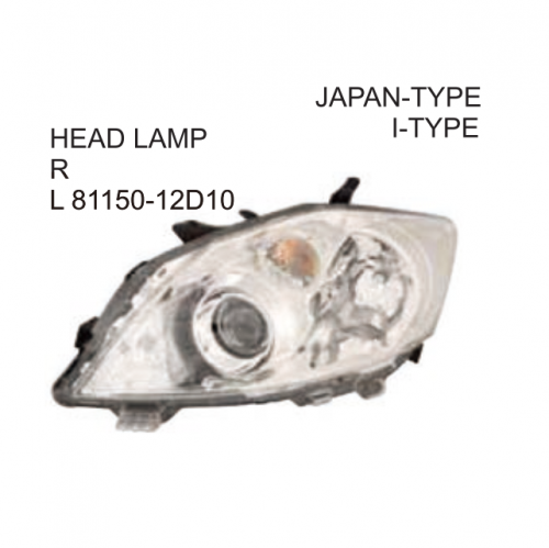 Toyota Corolla Auris 2010-2012 Head lamp