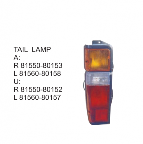 Toyota Hiace YH50 1984 Tail lamp 81550-80153 81560-80158 81550-80152 81560-80157