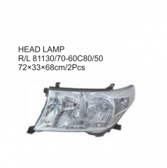 Toyota Land Cruiser FJ200 Series Head lamp 81130-60C80 81170-60C80 81130-60C50 81170-60C50