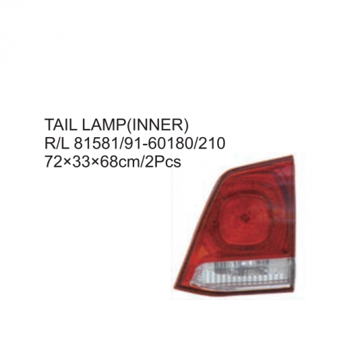 Toyota Land Cruiser FJ200 Series Tail lamp 81581-60180 81591-60180 81581-60210 81591-60210