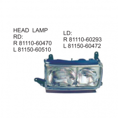 Toyota Land Cruiser FJ82 1990 Head lamp 81110-60470 81150-60510 81110-60293 81150-60472