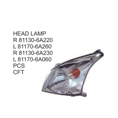 Toyota Land Cruiser FJ120 Prado 2003-2004 Head lamp 81130-6A220 81170-6A260 81130-6A230 81170-6A060