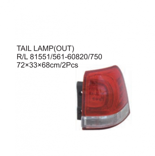 Toyota Land Cruiser FJ200 Series Tail lamp 81551-60820 81561-60820 81551-60750 81561-60750