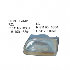 Toyota Starlet EP80 KP80 1990-1991 Head lamp 81110-16661 81150-16601 81130-10600 81170-10600
