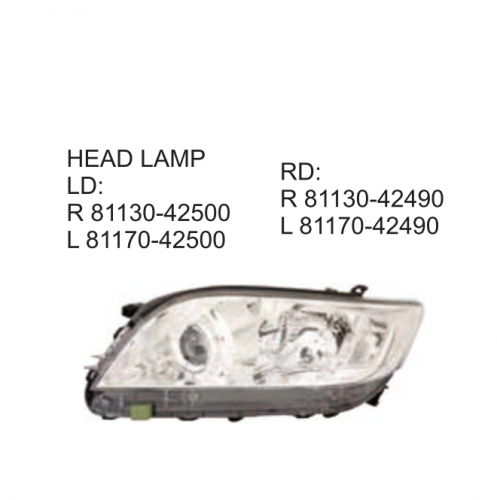 Toyota RAV4 2010-2012 Head lamp 81130-42490 81170-42490 81130-42500 81170-42500