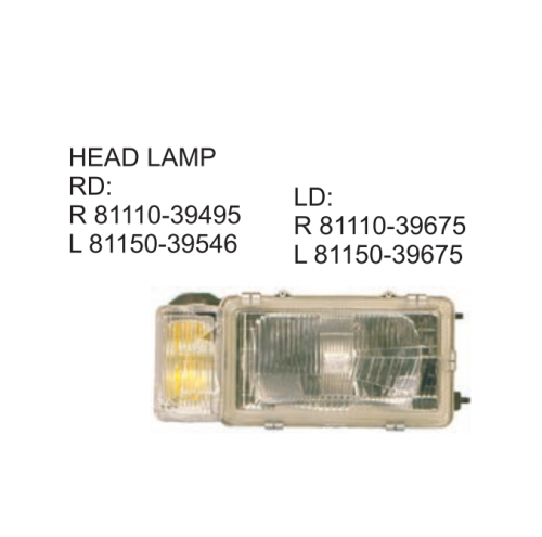 Toyota Crown 1980-1983 Head lamp 81110-39495 81150-39546 81110-39675 81150-39675