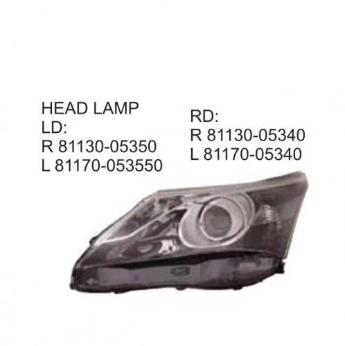 Toyota AVENSIS 2012 Head lamp 81130-05340 81170-05340 81130-05350 81170-05350