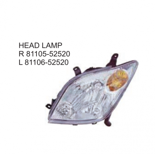 Toyota XA 2005 Head lamp 81105-52520 81106-52520
