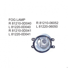 Toyota AVENSIS 2008 Fog lamp 81210-0D040 81220-0D040 81210-0D041 81220-0D041 81210-06052 81220-06050