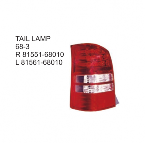 Toyota WISH 2004 Tail lamp 81551-68010 81561-68010