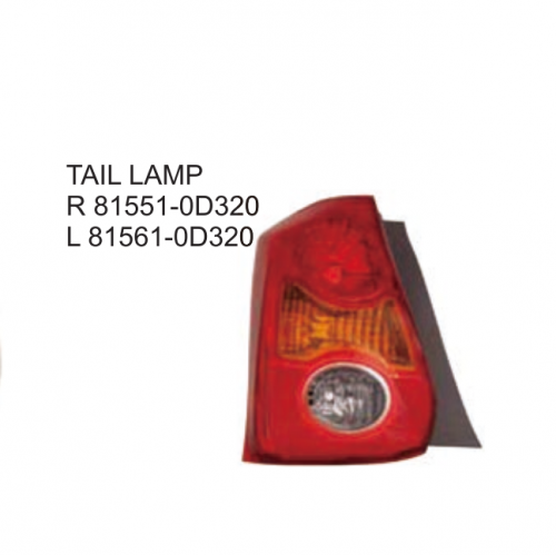 Toyota ETIOS 2011 Tail lamp 81551-0D320 81561-0D320