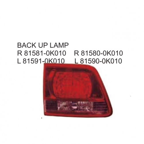 Toyota FORTUNER 2004-2007 Tail lamp 81581-0K010 81591-0K010 81580-0K010 81590-0K010