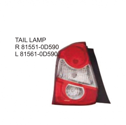 Toyota ETIOS 2011 Tail lamp 81551-0D590 81561-0D590