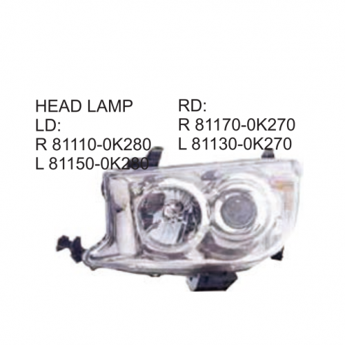 Toyota FORTUNER 2008-2010 Head lamp 81110-0K280 81150-0K280 81170-0K270 81130-0K270